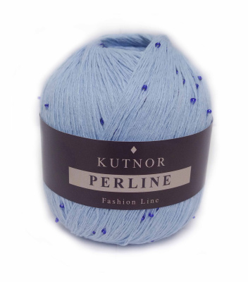 Perline (Перлине) 044 - нежно-голубой с синим бисером