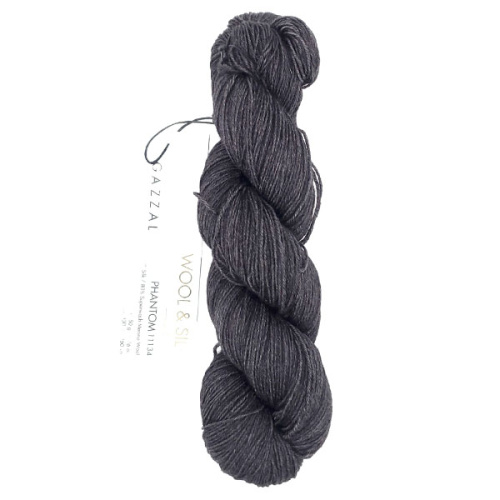  Пряжа Gazzal Wool & Silk 11133 - т.серый