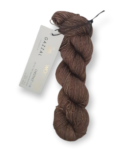  Пряжа Gazzal Wool & Silk 11138 - т.коричневый