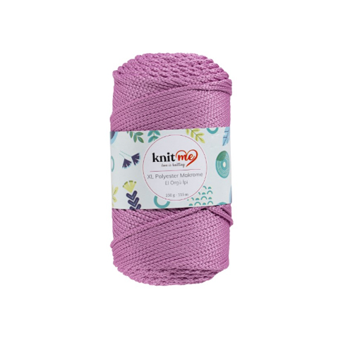 XL Polyester Makrome (XL Полиэстер Макраме) Knit Me 1621 - сиреневый