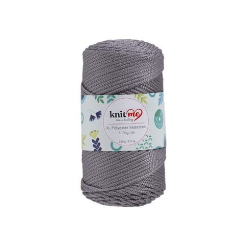 XL Polyester Makrome (XL Полиэстер Макраме) Knit Me 1650 - серый