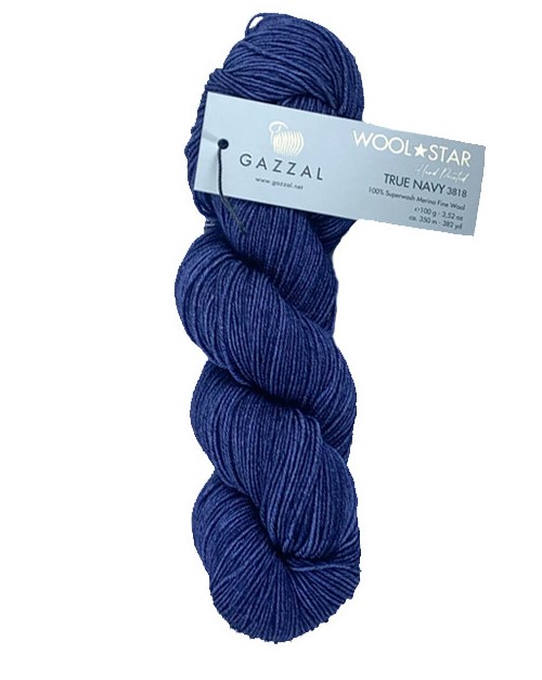 Gazzal Wool Star 3818 - синий