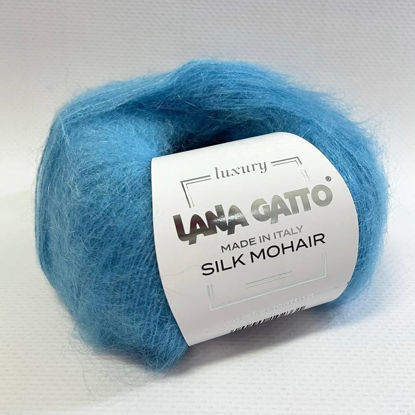 Silk Mohair Lana Gatto (Силк Мохер Лана Гатто) 30485 - голубая бирюза