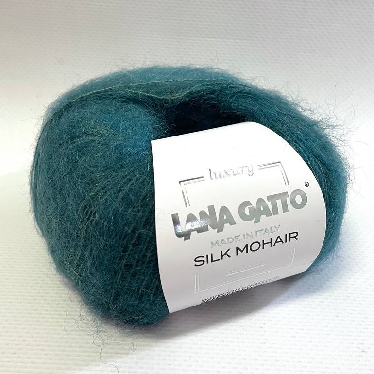 Silk Mohair Lana Gatto (Силк Мохер Лана Гатто) 30486 - петроль