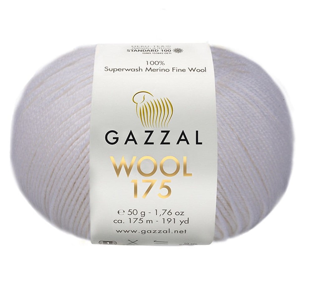 Gazzal   Wool 175 (ГАЗАЛ ВУЛ 175) 339 - натуральный