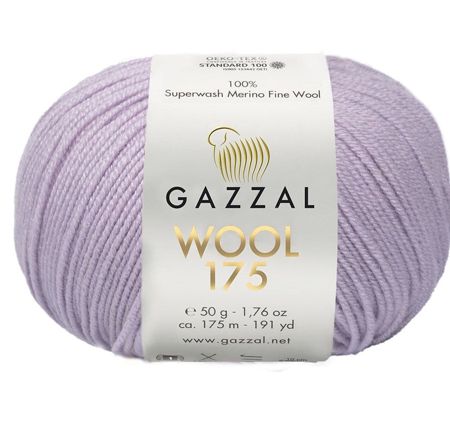 Gazzal   Wool 175 (ГАЗАЛ ВУЛ 175) 350 - лаванда