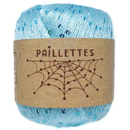 Paillettes Wool Sea 462 - бирюза