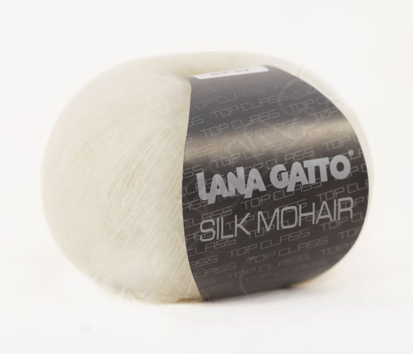 Silk Mohair Lana Gatto 6028 - молочный
