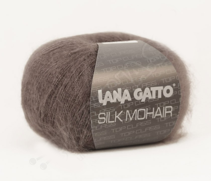 Silk Mohair Lana Gatto 6034 - коричневый