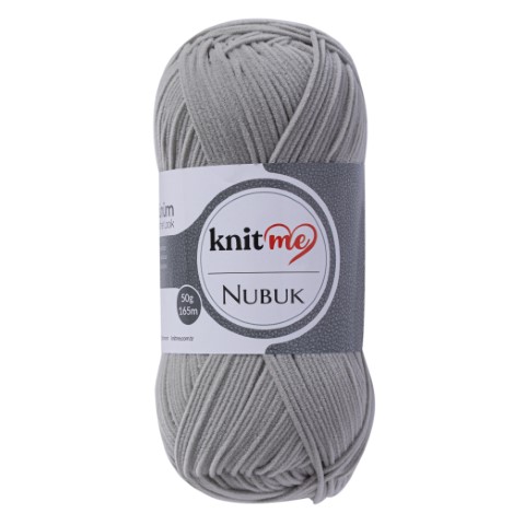 Nubuk (Нубук) Knit Me 7149 - светлый серый