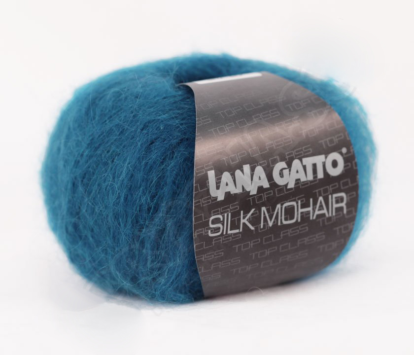 Silk Mohair Lana Gatto 7263 - тёмная бирюза