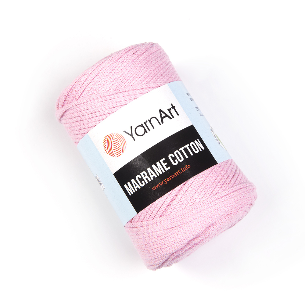 Macrame Cotton YarnArt( МАКРАМЕ КОТТОН ЯРНАРТ)762 - светло розовый