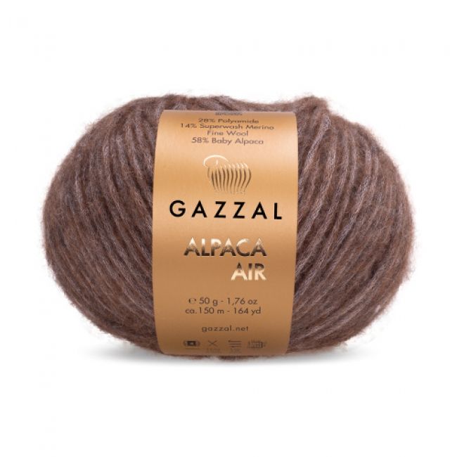 Gazzal Alpaca Air 77 - коричневый