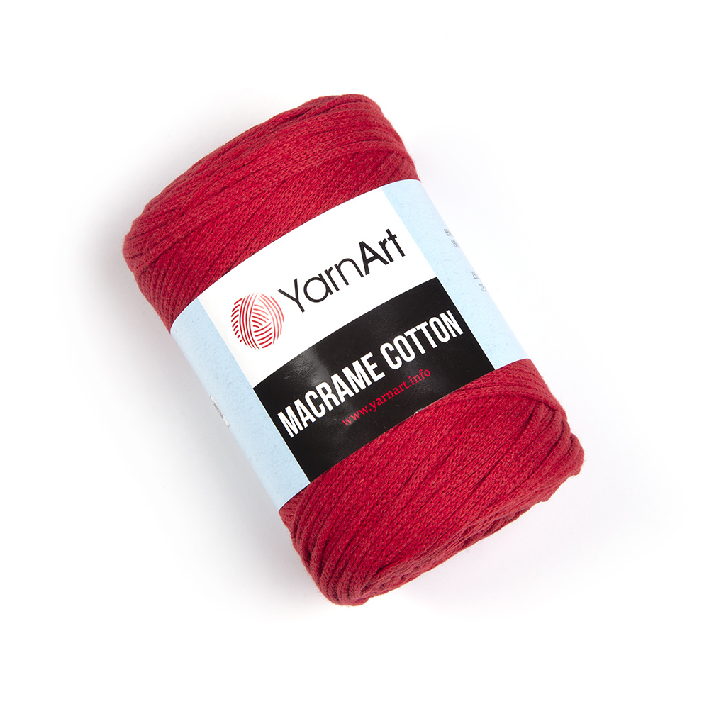 Macrame Cotton YarnArt( МАКРАМЕ КОТТОН ЯРНАРТ) 773 - красный