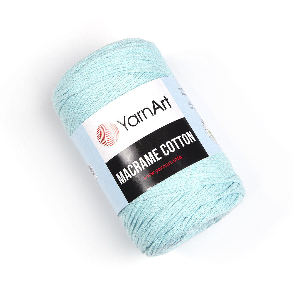 Macrame Cotton YarnArt( МАКРАМЕ КОТТОН ЯРНАРТ) 775 - светлая мята