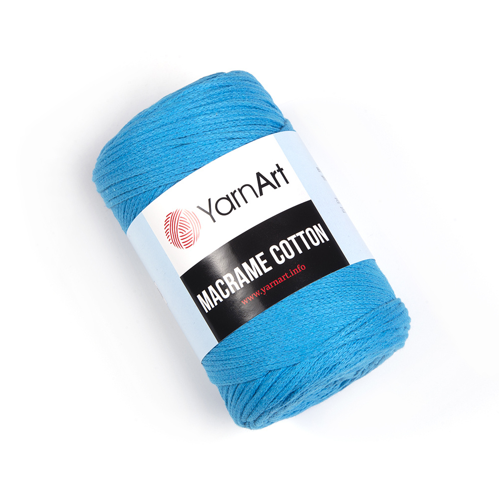 Macrame Cotton YarnArt( МАКРАМЕ КОТТОН ЯРНАРТ) 780 - лазурный
