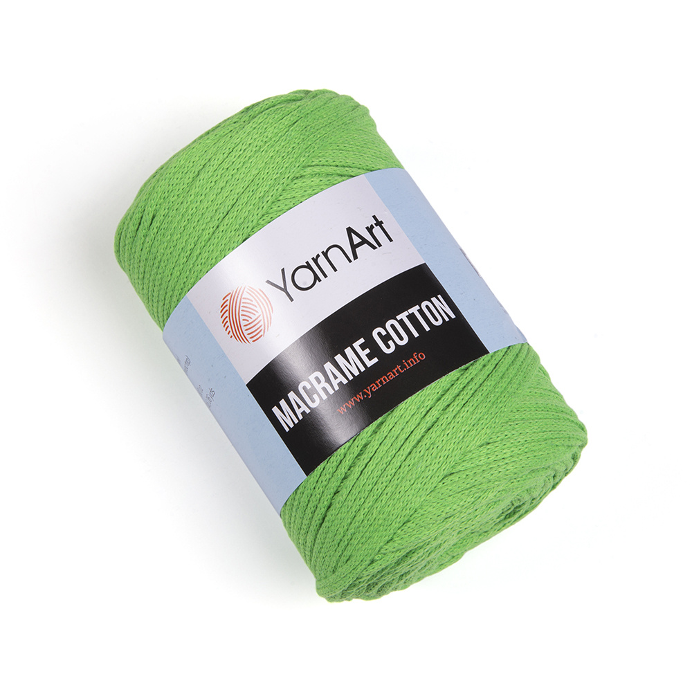 Macrame Cotton YarnArt( МАКРАМЕ КОТТОН ЯРНАРТ) 802 - светло зелёный