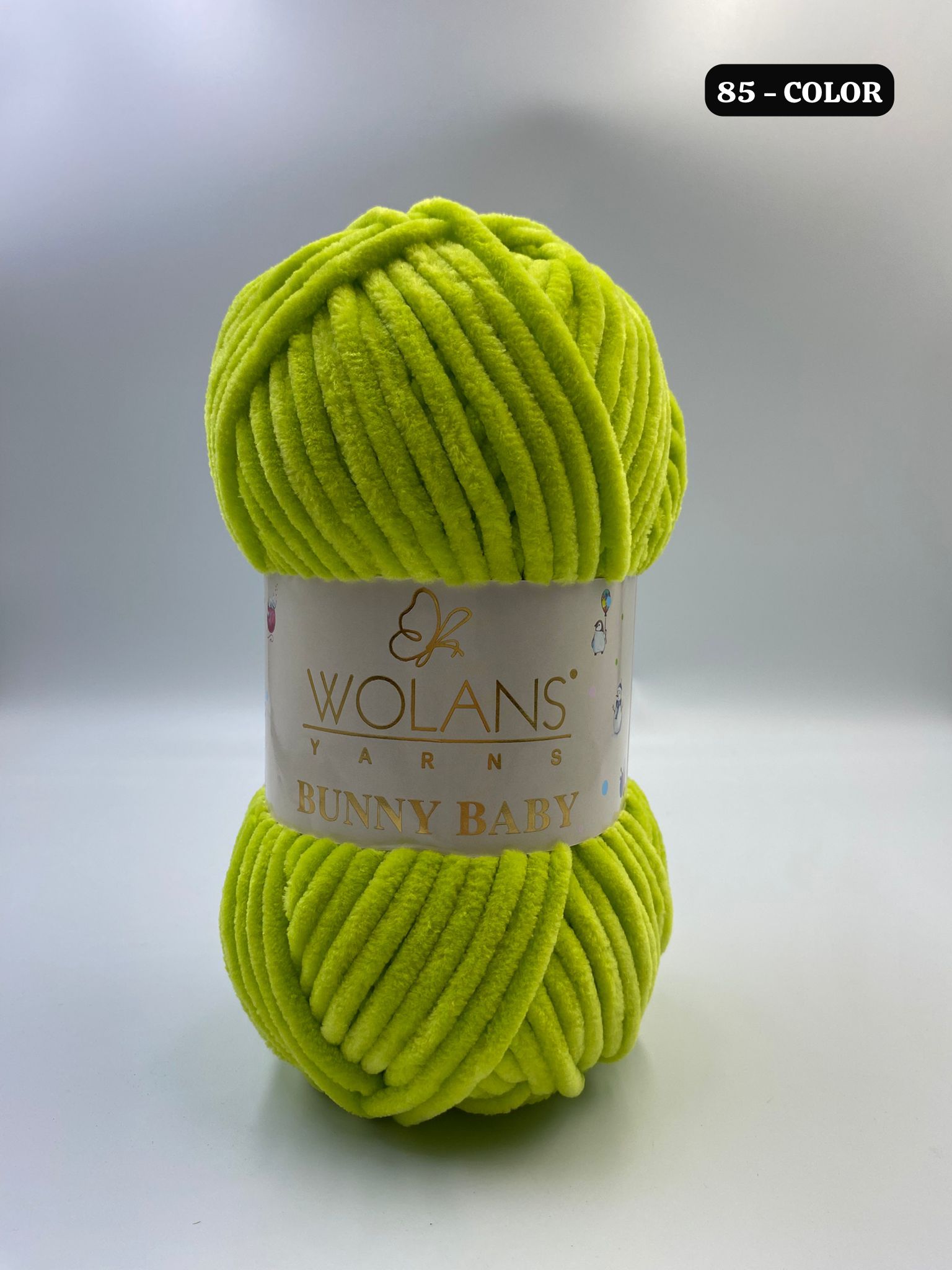 WOLANS YARNS BUNNY BABY (ВОЛАНС ЯРНС БАННИ БЭБИ) 10085 - неоново-зеленый