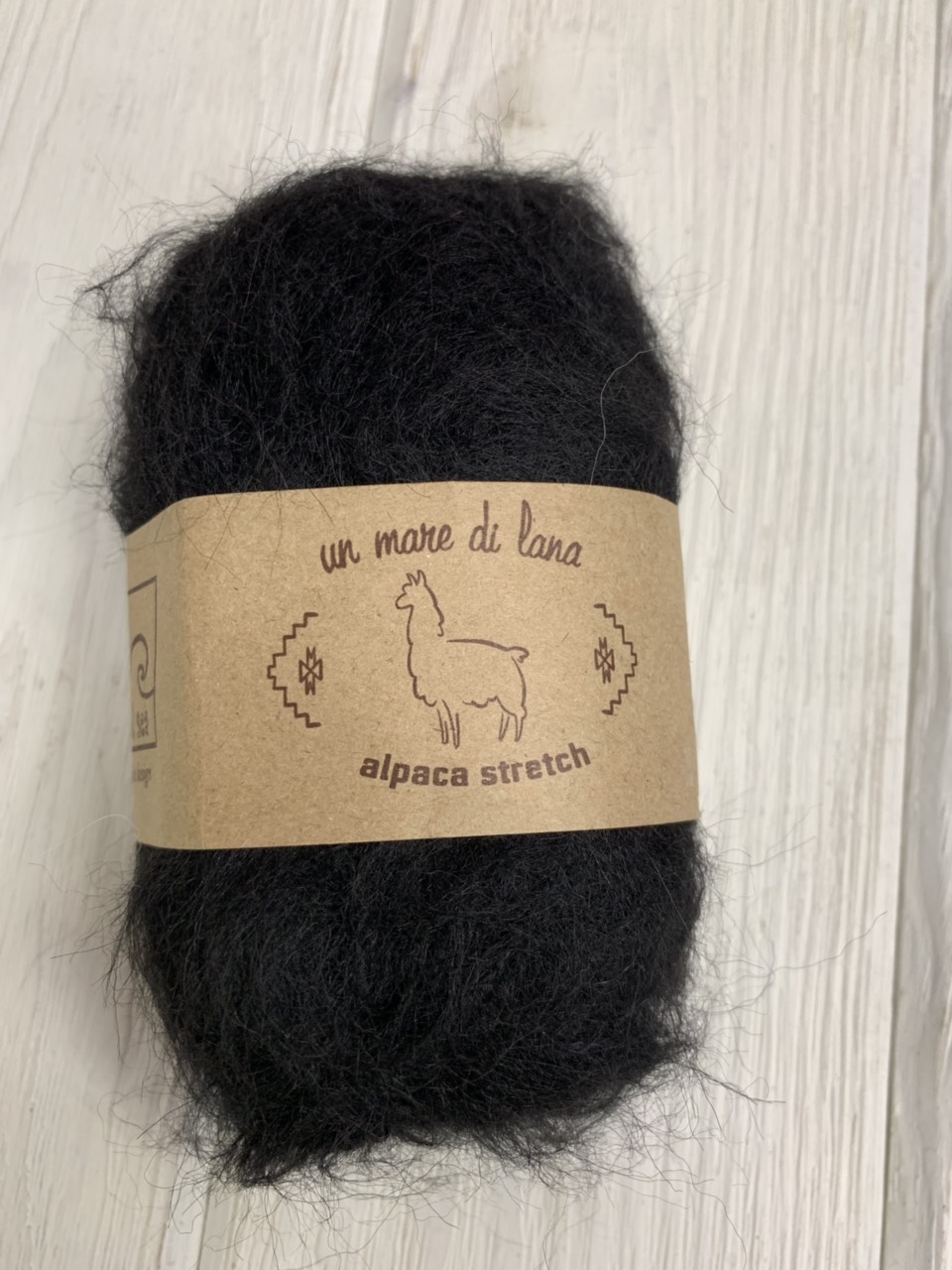 Alpaca Stretch Wool Sea (Альпака Стрейч Море шерсти)  02 - черный купить в Беларуси