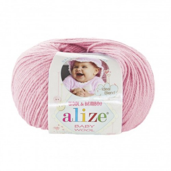 Alize Baby Wool (Ализе Бэби Вул) 752м- розовый
