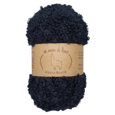 ALPACA BOUCLE WOOL SEA (АЛЬПАКА БУКЛЕ ВУЛ СИ) 02 - чёрный