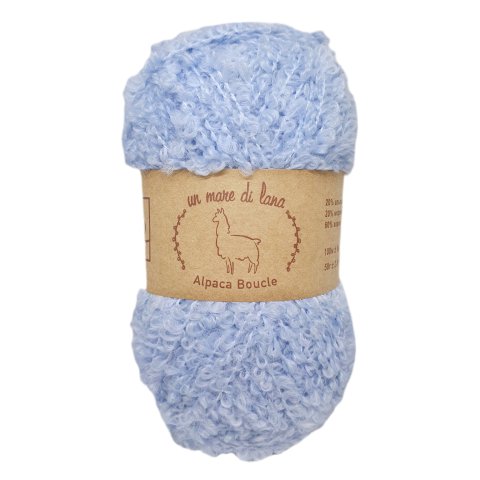 ALPACA BOUCLE WOOL SEA (АЛЬПАКА БУКЛЕ ВУЛ СИ) 60 - светло-голубой