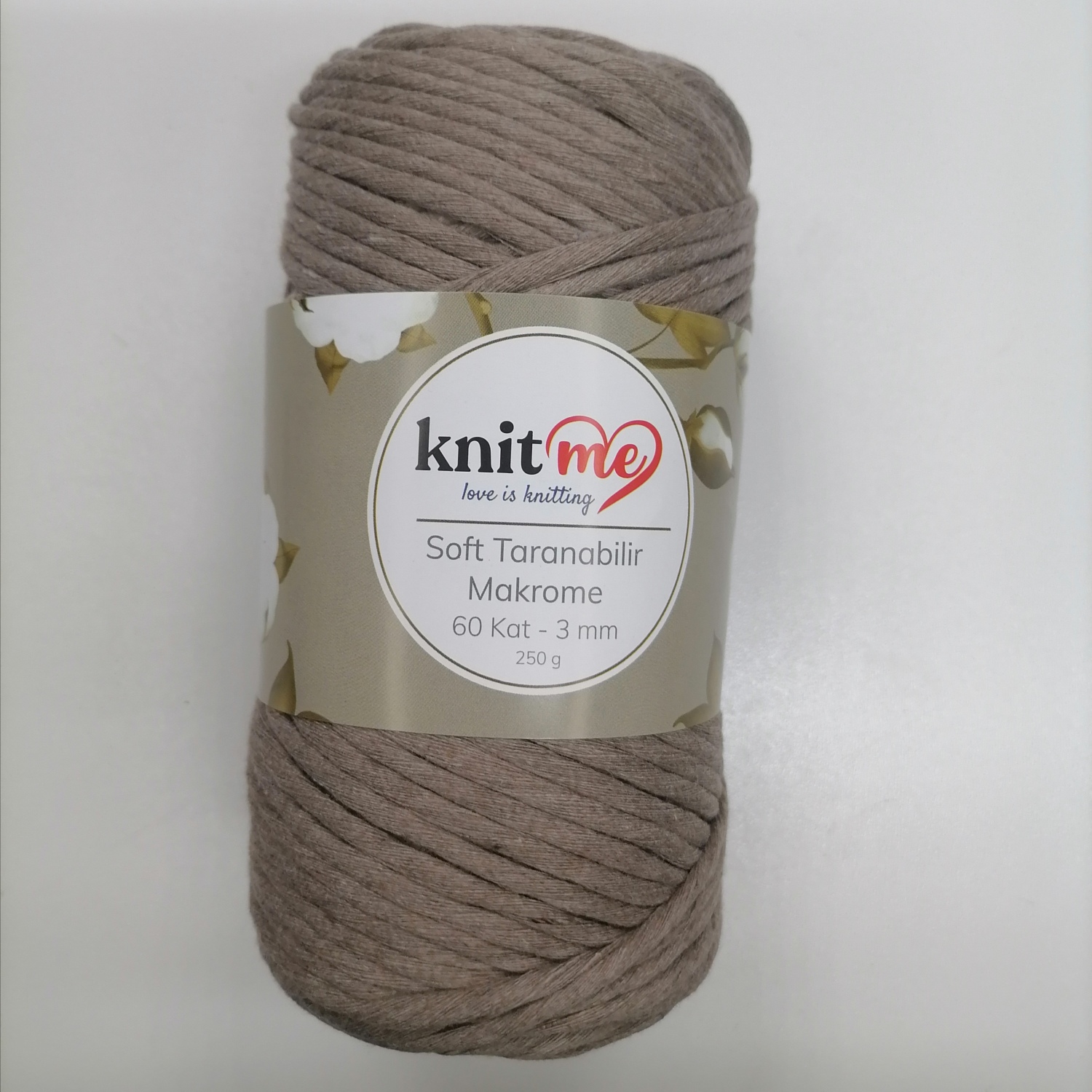 Soft Macrame 3 mm. Knit Me KA10303 - норка