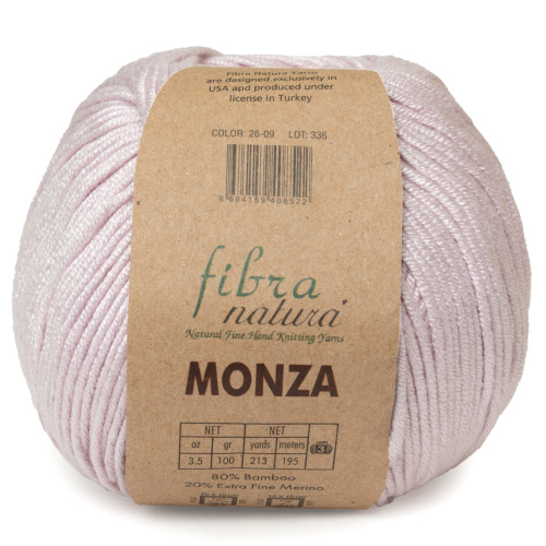 MONZA FIBRA NATURA ( МОНЗА ФИБРАНАТУРА) 26-01 - СВЕТЛО-ЛАВАНДОВЫЙ