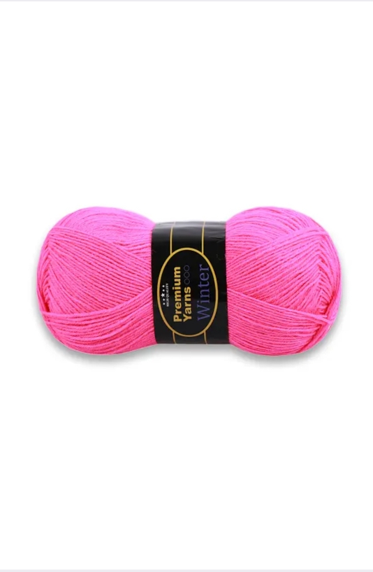 Premium Yarns Winter 604 - розовый неон