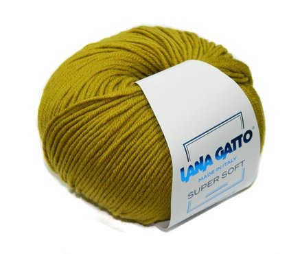 Super Soft Lana Gatto ( Лана Гатто Супер Софт)  8564 - желтовато-зелёный