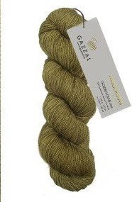 Gazzal Wool Star 3808 - золотая оливка