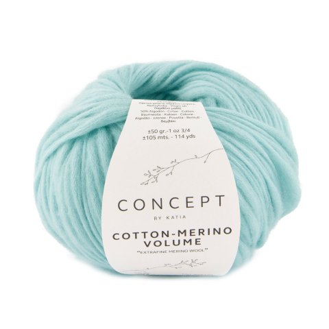 KATIA CONCEPT COTTON-MERINO VOLUME 207 - светло-бирюзовый