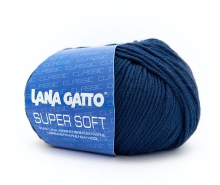 Super Soft Lana Gatto ( Лана Гатто Супер Софт)  5522 - серо-синий