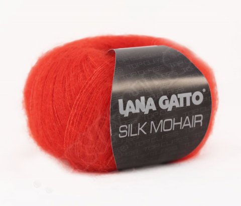 Silk Mohair Lana Gatto 6024 - красный