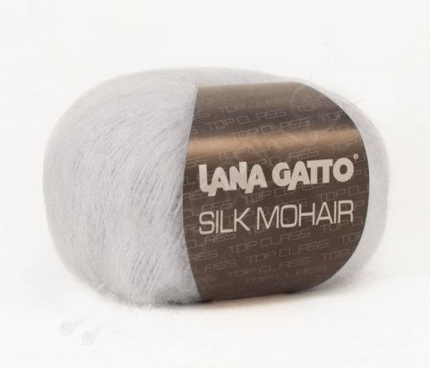 Silk Mohair Lana Gatto 6033 - серебро