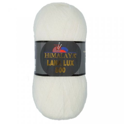 Lana Lux 800 Himalaya (Лана Люкс 800 Гималая) 74601 - белый