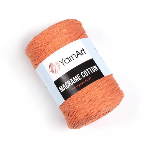 Macrame Cotton YarnArt( МАКРАМЕ КОТТОН ЯРНАРТ)770 - морковный
