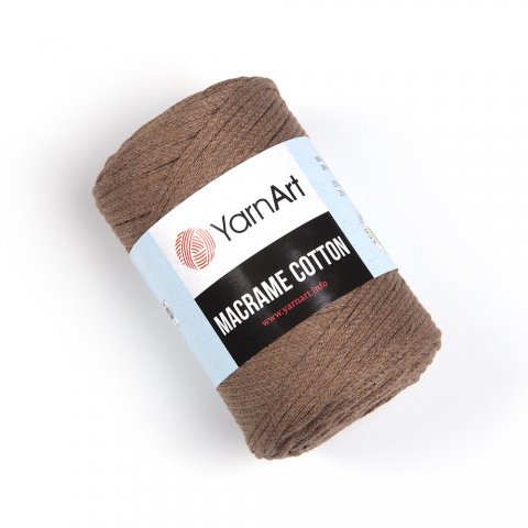 Macrame Cotton YarnArt( МАКРАМЕ КОТТОН ЯРНАРТ) 788 - тёмно-коричневый