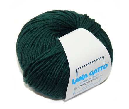 Super Soft Lana Gatto ( Лана Гатто Супер Софт) 8563 - насыщенная зелень