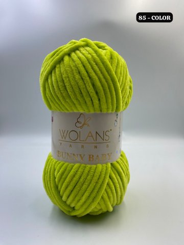 WOLANS YARNS BUNNY BABY (ВОЛАНС ЯРНС БАННИ БЭБИ) 10085 - неоново-зеленый