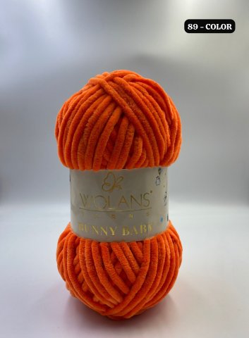 WOLANS YARNS BUNNY BABY (ВОЛАНС ЯРНС БАННИ БЭБИ) 10089 - неоново-оранжевый