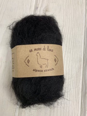 Alpaca Stretch Wool Sea (Альпака Стрейч Море шерсти)  02 - черный купить в Беларуси