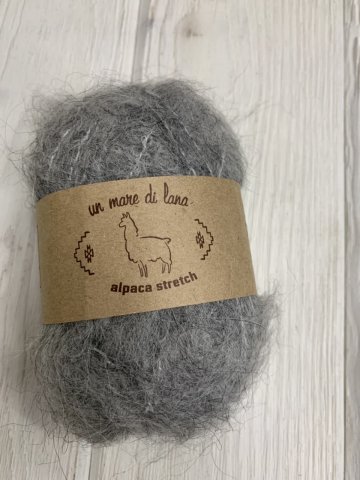 Alpaca Stretch Wool Sea (Альпака Стрейч Море шерсти) 174 - серый купить со скидкой в Минске