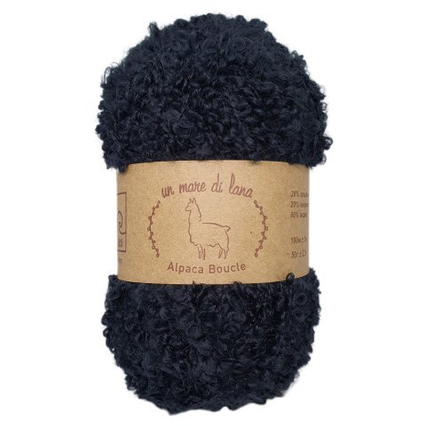 ALPACA BOUCLE WOOL SEA (АЛЬПАКА БУКЛЕ ВУЛ СИ) 02 - чёрный