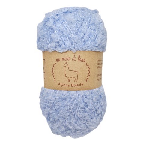 ALPACA BOUCLE WOOL SEA (АЛЬПАКА БУКЛЕ ВУЛ СИ) 60 - светло-голубой