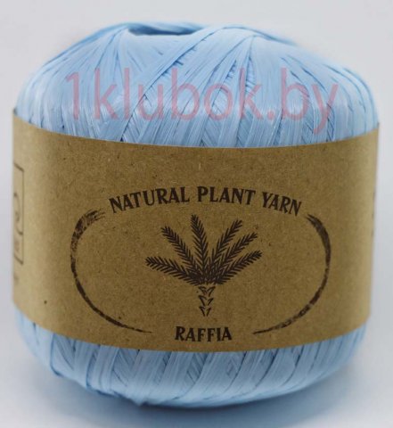 Raffia Wool Sea (Рафия Море Шерсти) 015 - голубой купить по низкой цене в Беларуси
