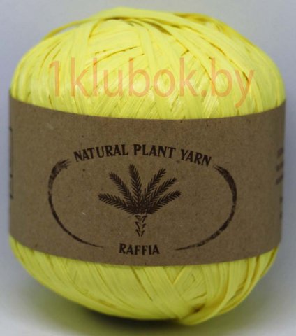 Raffia Wool Sea (Рафия Море Шерсти) 030 - лимон купить дешево в Беларуси