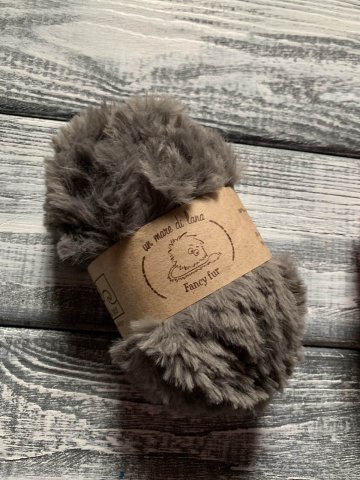Wool Sea Fancy fur (Море шерсти Фанси фе ) 174 - стальной купить в Беларуси со скидкой