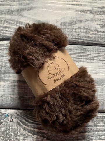 Wool Sea Fancy fur (Море шерсти Фанси фе ) 17 - шоколад купить со скидкой в Беларуси