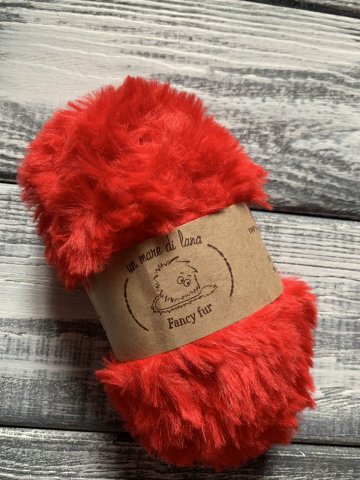Wool Sea Fancy fur (Море шерсти Фанси фе ) 06 - красный заказать в Минске